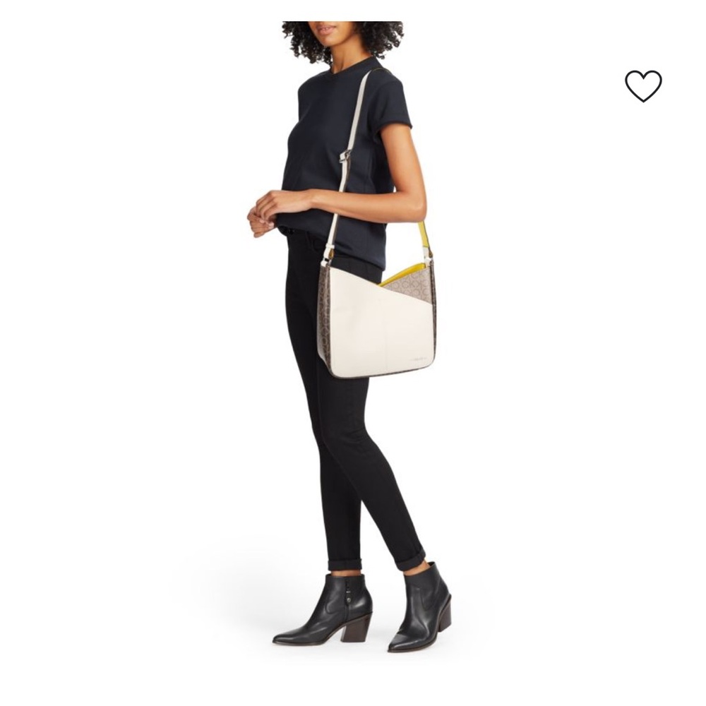 Calvin Klein Zoe Logo Colorblock Crossbody Bag - Picture 2 of 7